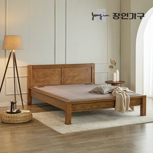 누크 원목 평상형 흙침대 Q