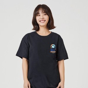 키밍 CLIMATE 기후 그래픽 반팔티 W78970A