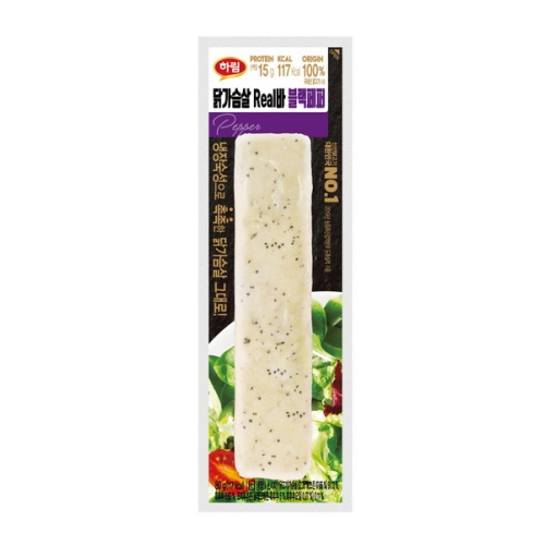 하림 닭가슴살 리얼바 블랙페퍼 80g (30개)_이미지