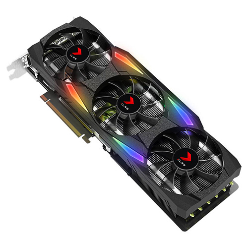 PNY XLR8 ������ RTX 3080 Ti UPRISING EPIC-X RGB D6X 12GB Triple ���̾���