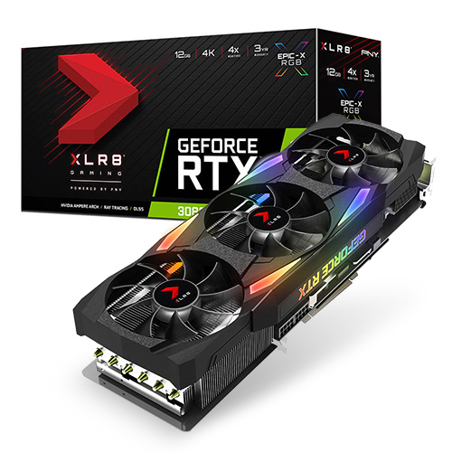 PNY XLR8 지포스 RTX 3080 Ti UPRISING EPIC-X RGB D6X 12GB Triple 제이씨현_이미지