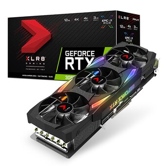 PNY XLR8 지포스 <b>RTX</b> 3080 Ti UPRISING EPIC-X RGB D6X 12GB Triple 제이씨현