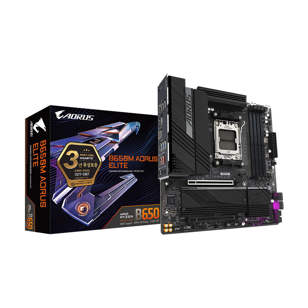 GIGABYTE B650M AORUS ELITE 제이씨현이미지입니다. 누르면 해당 게시물로 새창이동합니다.