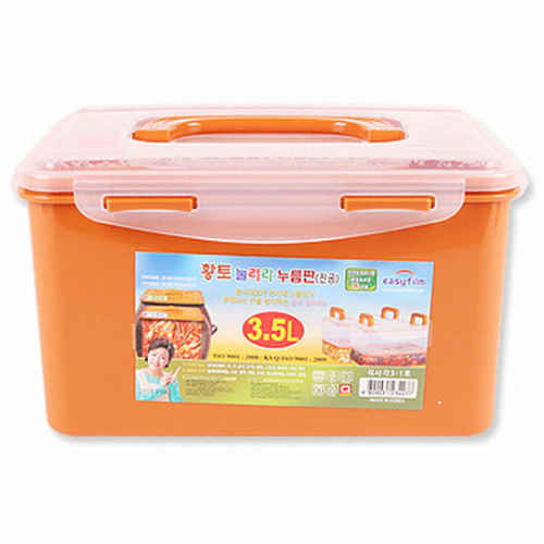 이지필림 황토누름김치통3.5L_이미지