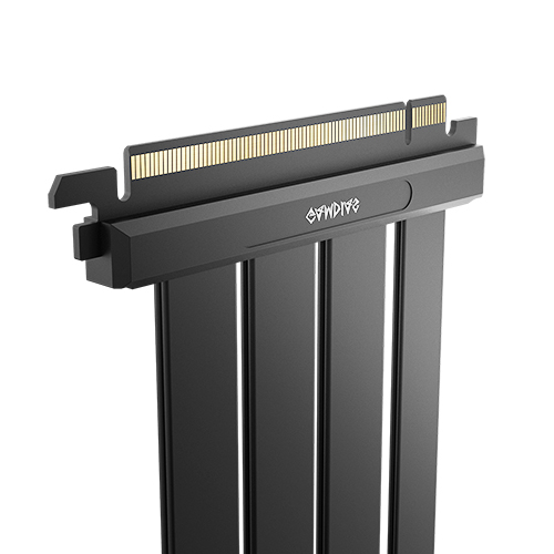 GAMDIAS PCIE 4.0 라이저 케이블 (240mm, 블랙)_이미지