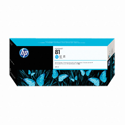 HP 정품 81 (C4931A) 파랑