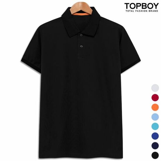 탑보이 남녀공용 쿨론 해리 반팔카라티 AB034
