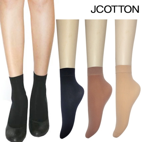 제이코튼 여성용 발목 스타킹 100데니아 10켤레_