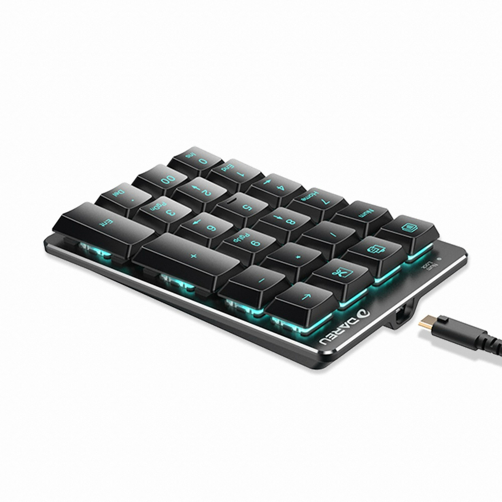 �پ��� LK170 ���� LED ��ũ�� 22Ű ���� Ű�е�