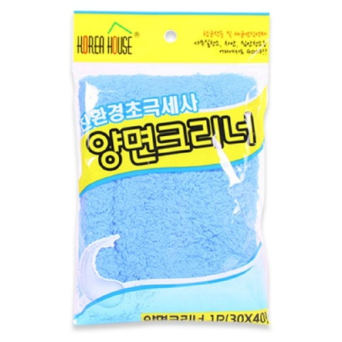 코리아하우스 친환경 초극세사 양면크리너 30x40이미지입니다. 누르면 해당 게시물로 새창이동합니다.