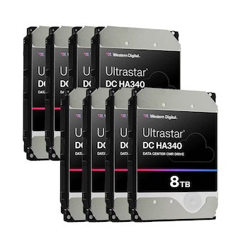 Western Digital Ultrastar DC HA340 패키지 7200/256M WUS721208BLE6L4