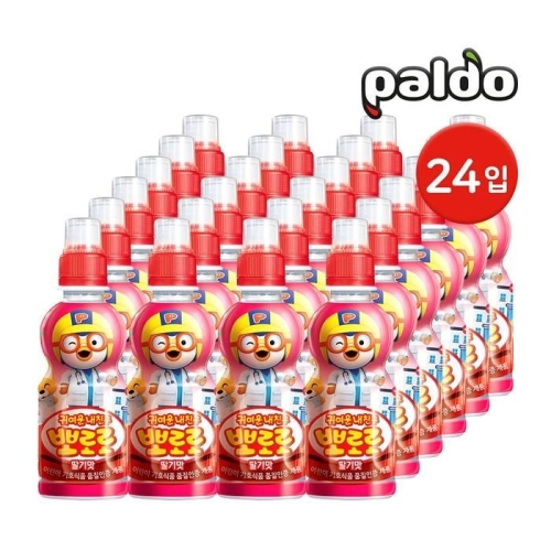 팔도 뽀로로 딸기맛 235ml (14개)_이미지