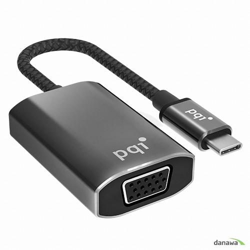 PQI USB Type C to VGA Mini 어댑터_이미지