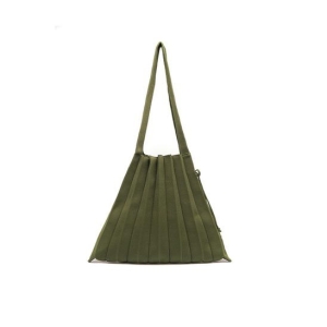 Lucky Pleats Knit M Hazelnut Beige
