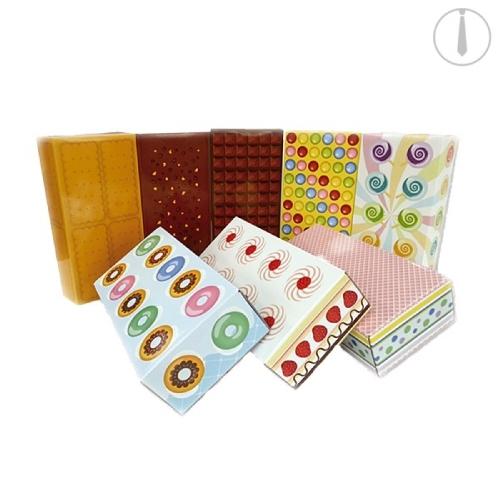 가꿈 큰종이블록 과자테마 40피스