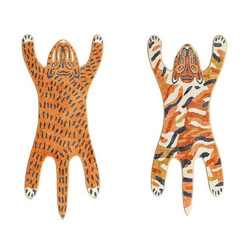 한빛카페트 호랑이 러그 동물 인테리어 카페트 (160x80cm)_이미지