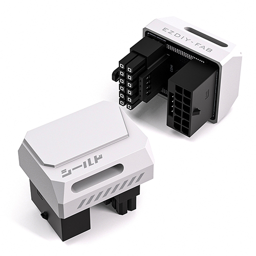 EZDIY-FAB SHIELD 12V-2X6 RVS 180도 어댑터 (화이트)