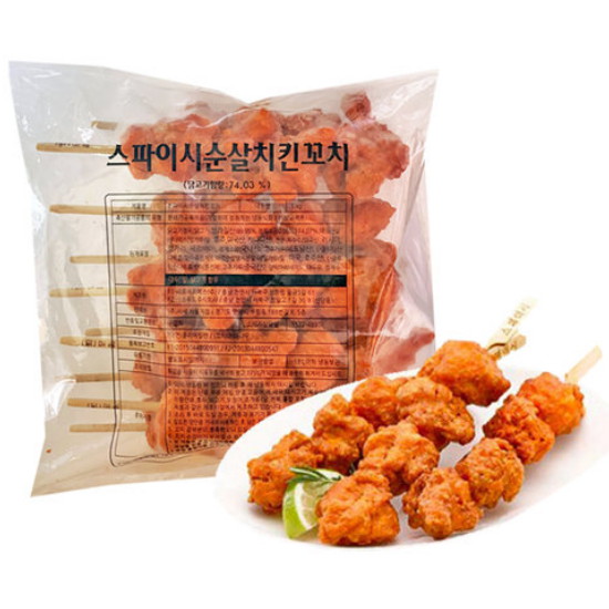 사세(SASE) 스파이시 순살치킨꼬치 1kg (1개)
