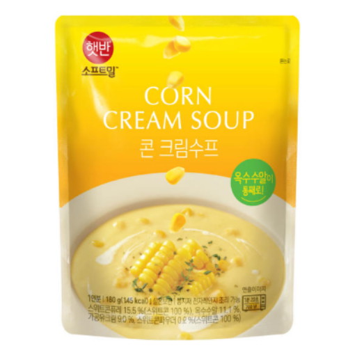 소프트밀 콘 크림수프 180g