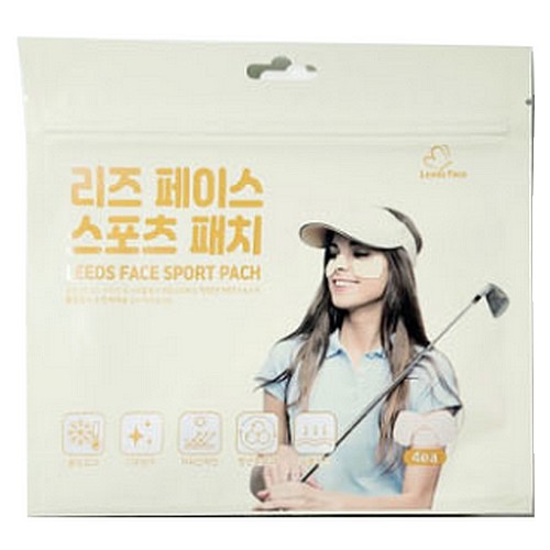 세니스튜디오 조이줄리 리즈 페이스 스포츠 패치 (4매)_이미지