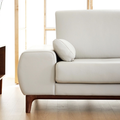 로코코 앤다이브 카우 천연가죽 소파 4인용_이미지