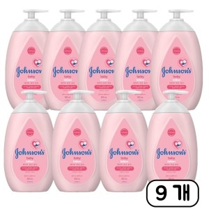 존슨즈베이비 핑크 로션 펌프형 500ml (9개)_이미지