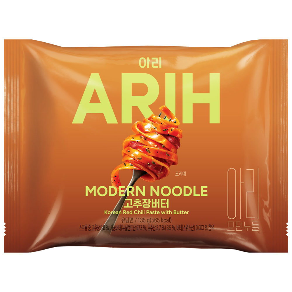 팔도 아리 모던누들 고추장버터 135g (1개)_이미지