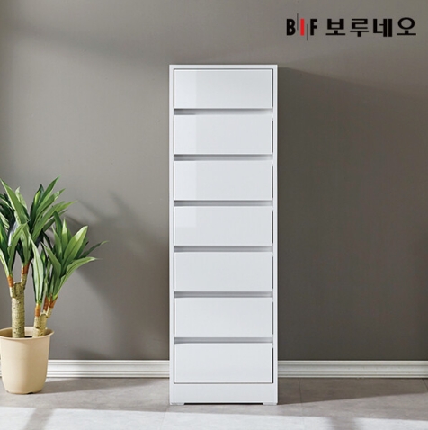 BIF보루네오 앳홈 미니멀 7단 서랍장 400