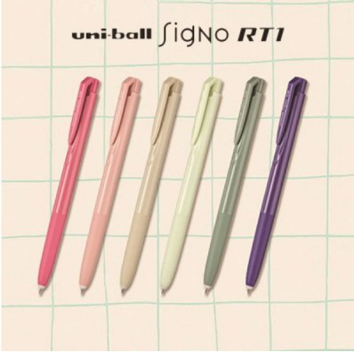 미쓰비시 유니 시그노 RT1 UMN-155NC-38 노크식 볼펜 0.38mm