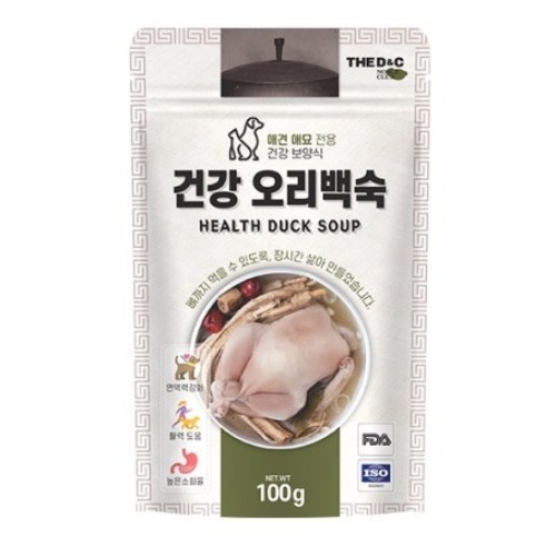 더독 건강 오리백숙 100g이미지입니다. 누르면 해당 게시물로 새창이동합니다.