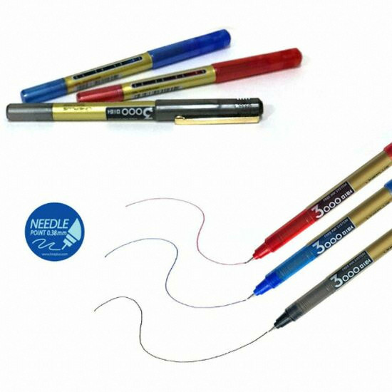 3000미터 수성펜 탱크펜 라인프러스