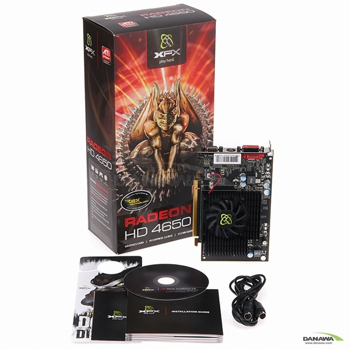 XFX �󵥿� HD 4650 D2 512MB