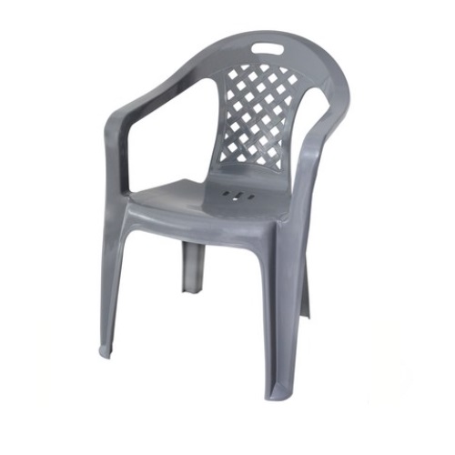 이리빙몰 라탄 팔걸이 플라스틱 의자 B형