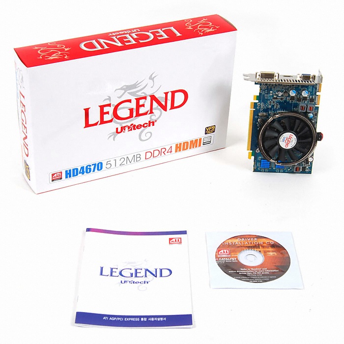 ���������� LEGEND �󵥿� HD 4670 HDMI D4 512MB VF9