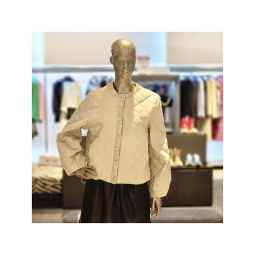 BGM1OWJP5070 퀼팅레더 노카라점퍼