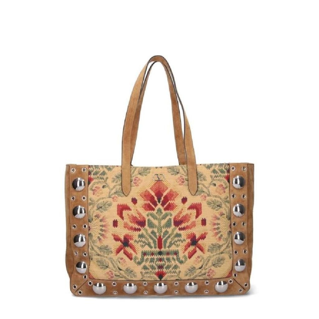 발렌티노 Nellcote VLogo 시그니처 탑 핸들 백 7Y2B0R78JXK CND T