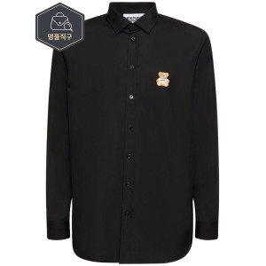 모스키노 토이 엠브로이드 코튼 포플린 셔츠 B0060441114 관부가세 포함