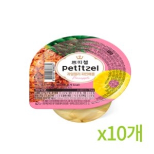CJ제일제당 쁘띠첼 과일젤리 파인애플 90g (10개)_이미지
