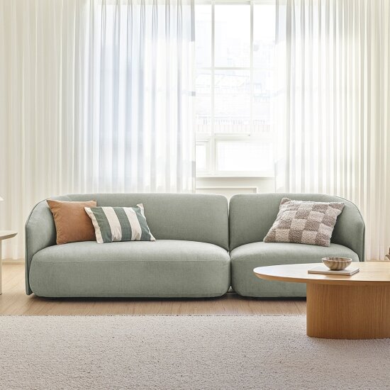 한샘 베이크 패브릭 소파 3.5인용_이미지