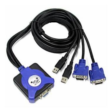 강원전자 NETmate 2:1 KVM USB미니 NM-K212