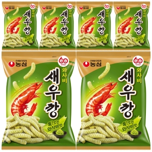 농심 와사비 새우깡 70g (6개)