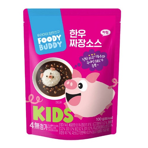 하림 푸디버디 한우 짜장소스 100g (5개)_이미지