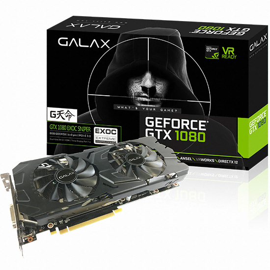 지포스 GTX1080 EXOC D5X 8GB G天命