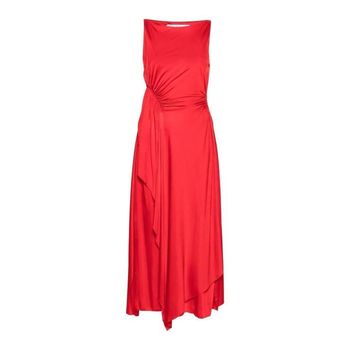 랑방 롱 원피스 레드 151999201