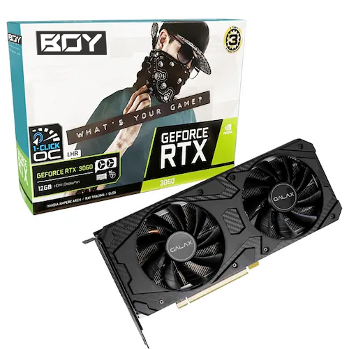 갤럭시 BOY 지포스 RTX 3060 V2 D6 12GB