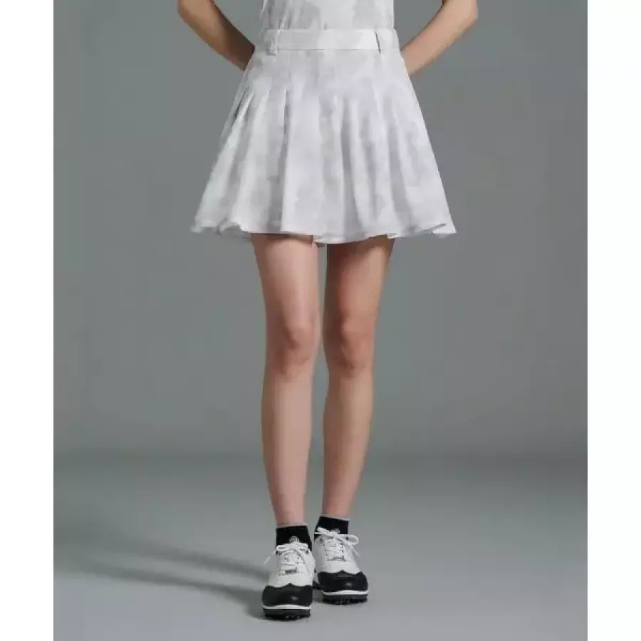 GOLF B_under 여성 클라우디 패턴 플레어 큐롯 라이트 그레이 BJ6426L192 128869