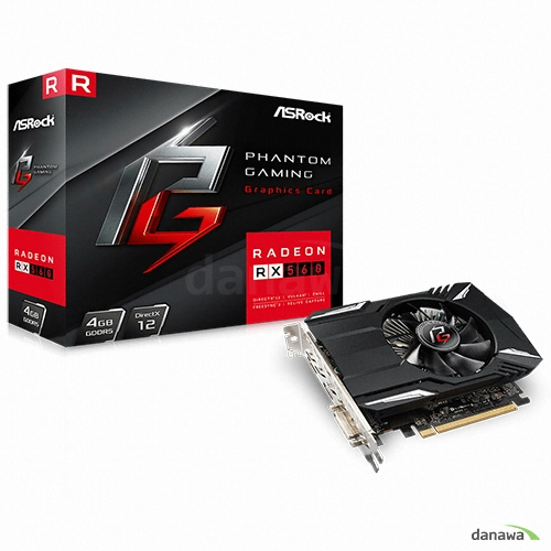 ASRock Phantom Gaming 라데온 RX 560 14CU D5 4GB 에즈윈_이미지