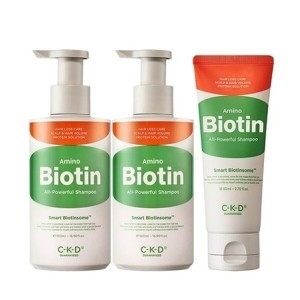 CKD 아미노 비오틴 올파워풀 샴푸 500ml (2개)_이미지