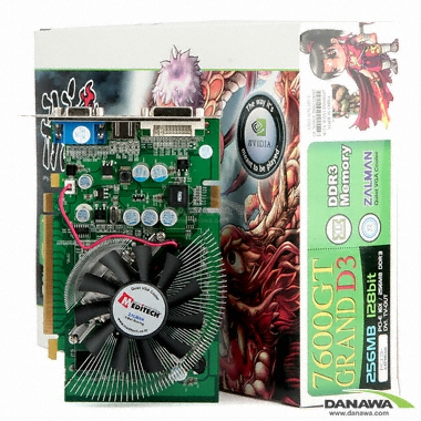 미디테크 지포스 7600GT GRAND D3 256MB 귀혼 잘만_이미지