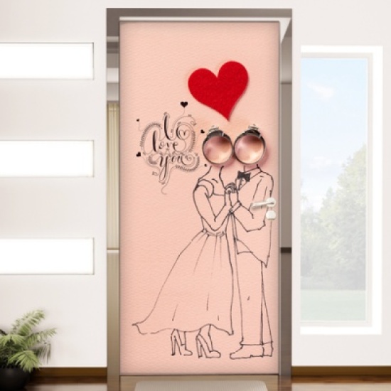 cj492 우리결혼했어요 현관문시트지